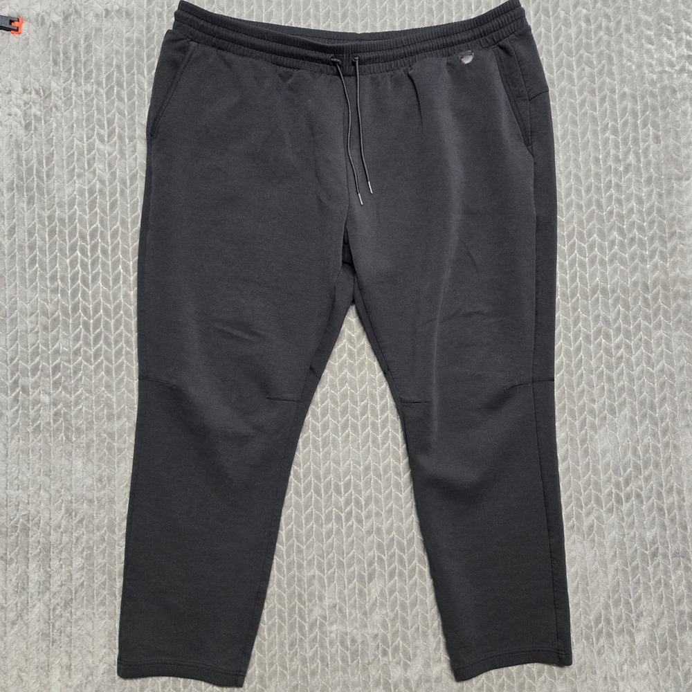 Under Armour Mens Black Fitted Jogger Sweatpants Size 3XL Activewear Pockets